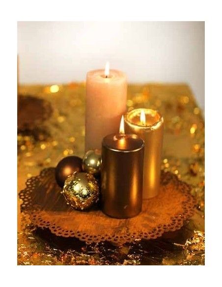 ausgefallene Tischdekoration  Kerzen Untersetzer Ø ca.30 cm Spitzendeckchen als Tablett Spitzendecke als Kerzenuntersetzer auf 3