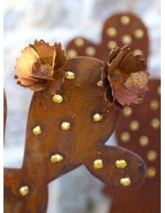 Blumen und Bäume Kaktus mit Goldpunkten 110 cm hoch Kaktus mit drei Blüten
Höhe: 110 cm
3 mm Stahl 2