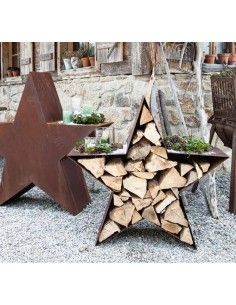 Großer Stern zum Stellen, Holzstapler, Höhe 95 cm, Breite 100 cm 2