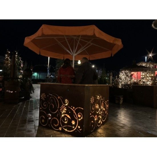 Sichtschutzwände und Paravents Raumteiler Fiori 120cm breit mit Zwischenboden zum bepflanzen Länge 120 cm
Höhe 100 cm
Tiefe 22