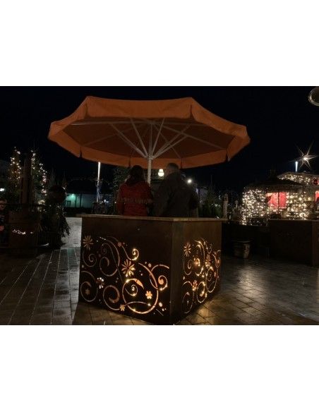 Sichtschutzwände und Paravents Raumteiler Fiori 120cm breit mit Zwischenboden zum bepflanzen Länge 120 cm
Höhe 100 cm
Tiefe 22