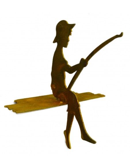 Gartenteich Mini Angler - Finn - 15 cm auf Steg sitzend als Kantenhocker - Rost Angler Gesamthöhe 15 cm,
Tiefe 15 cm
Kleiner A Gartenteich Mini Angler - Finn - 15 cm auf Steg sitzend als Kantenhocker - Rost Angler Gesamthöhe 15 cm,
Tiefe 15 cm
Kleiner A