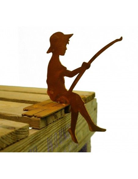 Gartenteich Mini Angler - Finn - 15 cm auf Steg sitzend als Kantenhocker - Rost Angler Gesamthöhe 15 cm,
Tiefe 15 cm
Kleiner A Gartenteich Mini Angler - Finn - 15 cm auf Steg sitzend als Kantenhocker - Rost Angler Gesamthöhe 15 cm,
Tiefe 15 cm
Kleiner A