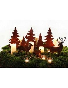 Hirschfamilie Weihnachtsdeko 2
