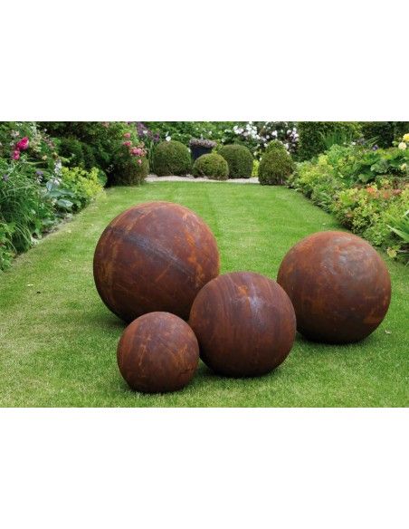 Sommer Deko Kugel  Ø 60 cm aus Edelrost geschlossen 


Massive Edelrost Deko Kugel geschlossen ohne Muster
Ø 60 Durchmesser
