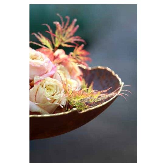 Edelrost Deko Mit Gold Verzierungen Ripple Schale mit Goldrand mit kurzem Stab Ø 40 cm Ripple Schale mit Goldrand
Ø 40 cm
Gold