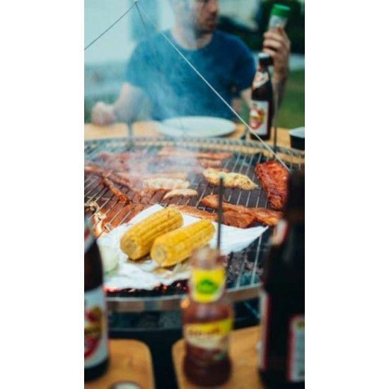 Edelrost GRILLROST ZUR FEUERSTELLE INDUSTRIE Ø 100 cm