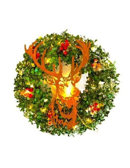 Metall Hirschkopf klein zum Hängen rost Höhe 28,5cm Höhe 28,5cm
Breite 20cm Metall Hirschkopf klein zum Hängen rost Höhe 28,5cm Höhe 28,5cm
Breite 20cm