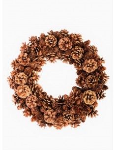 Weihnachtsdeko Zapfenkranz - Silvanus - Natur 46 cm