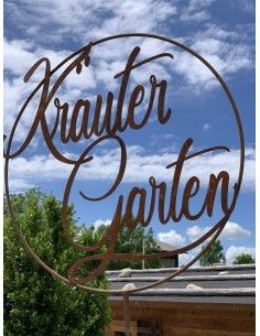 Kräuterstecker Kräutergarten im Ring mit Steckverbindung Ø 60 cm 
Edelrost "Kräutergarten im Ring mit Steckverbindung
Hüls 2