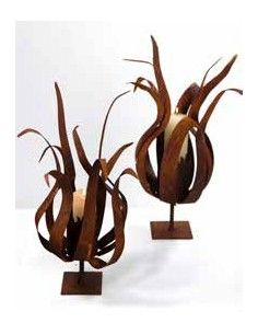 Feuerblume "Fiamma" auf Platte (klein) 50cm 2