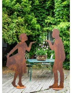 Standplatte mit Stange mittig 2