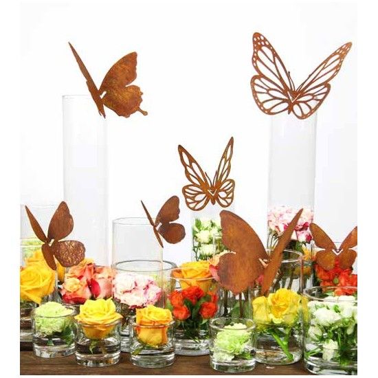 Schmetterlinge für Vasen Schmetterling für Vasen - Mariposa - Gr. 3 - Höhe 17,5 cm - Breite 22 cm 
Höhe 17,5 cm
Breite 22 cm
