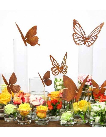 Schmetterlinge für Vasen Schmetterling für Vasen - Mariposa - Gr. 3 - Höhe 17,5 cm - Breite 22 cm 
Höhe 17,5 cm
Breite 22 cm
