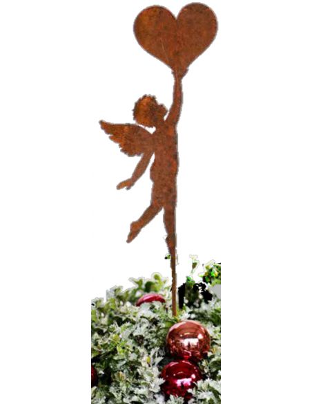 Engelfiguren kaufen und Engel Bastel-Ideen Putte mit Herz in der Hand - Höhe 35 cm - klein Dies ist eine kleine Engelsputte mit 