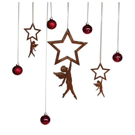 Putte unter offenem Stern zum Hängen - Höhe 22 cm Engelchen zum Hängen (klein)

Höhe 22 cm
Breite 12 cm