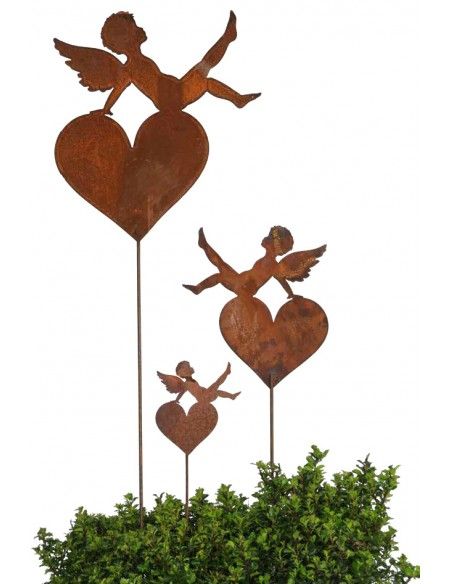 Gartendeko Rost Putte auf Herz sitzend mit Stab - Höhe 120 cm Dies ist eine Engelsputte auf einem Herz sitzend als Stecker
Hö Gartendeko Rost Putte auf Herz sitzend mit Stab - Höhe 120 cm Dies ist eine Engelsputte auf einem Herz sitzend als Stecker
Hö
