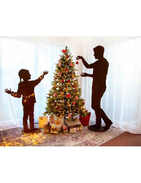 Gartendeko Rost Schmückendes Mädel auf Platte - Nicki - Höhe 128 cm Diese lebensgroße Figur "Nicki" auf Platte in Edelrost fällt