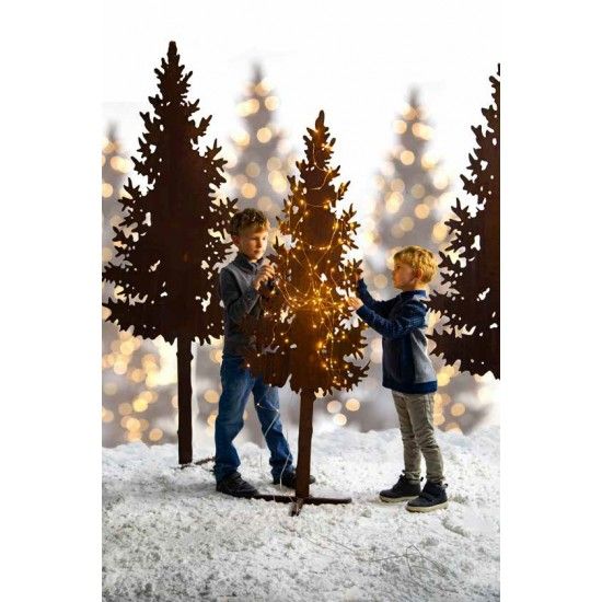 Weihnachtsdeko Nordmanntanne schmal - mit Metallrohr für Stab - Höhe 160 cm - klein Diese "Nordmanntanne schmal" ist die kleiner