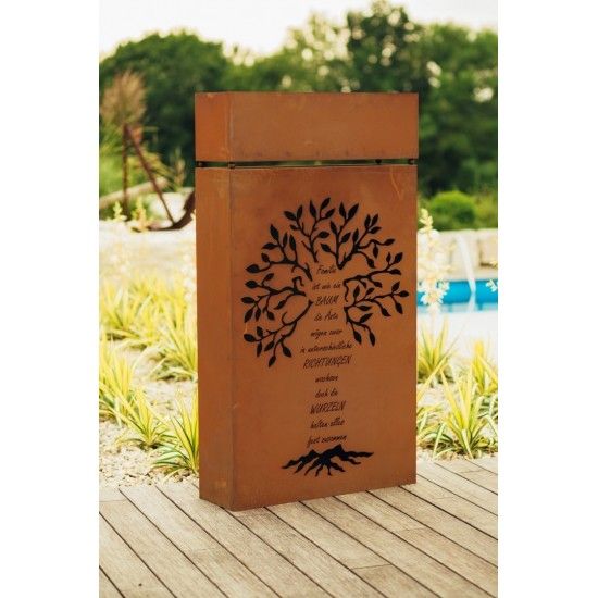 Schalen für Rostsäulen Pflanztrog Groß für Säule - Familie - große Schalen zum Bepflanzen Diese Pflanzschale ist als Zubehör für