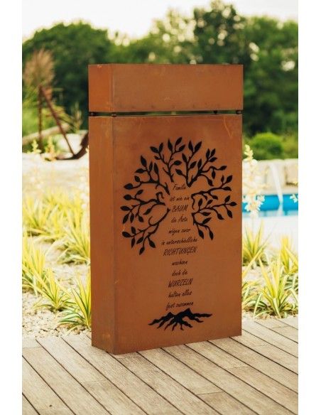 Schalen für Rostsäulen Pflanztrog Groß für Säule - Familie - große Schalen zum Bepflanzen Diese Pflanzschale ist als Zubehör für