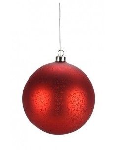 Weihnachtsdeko LED - Glas Kugel - Lucy - 15 cm Ø in Rot (matt) Diese wunderschöne Glaskugel hat eine LED Beleuchtung im inneren  2