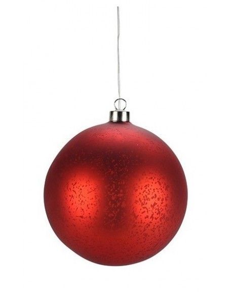 Weihnachtsdeko LED - Glas Kugel - Lucy - 15 cm Ø in Rot (matt) Diese wunderschöne Glaskugel hat eine LED Beleuchtung im inneren 