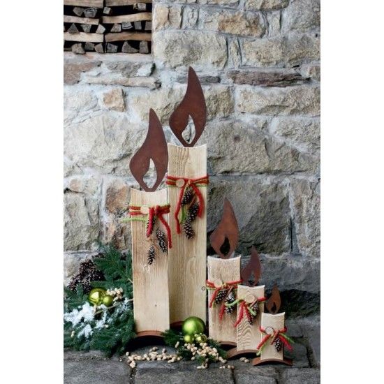 rostige Flammen Edelrost Flamme Höhe 10 cm - zum Holzkerzen basteln Edelrost Flamme Höhe 10 cm 

Flamme aus Metall mit Edelros