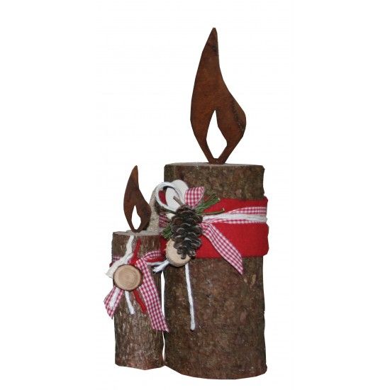 rostige Flammen Edelrost Flamme Höhe 10 cm - zum Holzkerzen basteln Edelrost Flamme Höhe 10 cm 

Flamme aus Metall mit Edelros