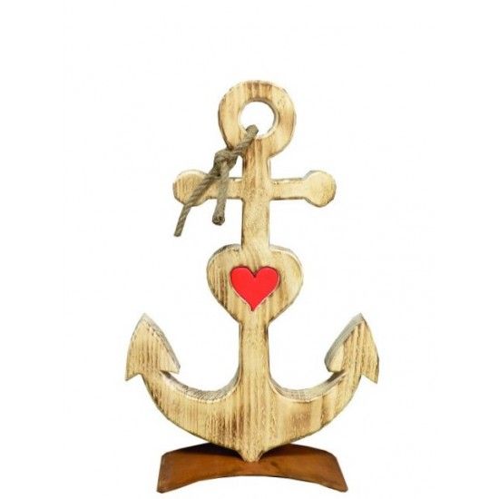Liebesbeweise und Valentinstag Holz Deko Anker Glaube Liebe Hoffnung