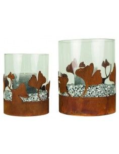 Große Windlicht und Laterne aus Edelrost für Draußen kaufen