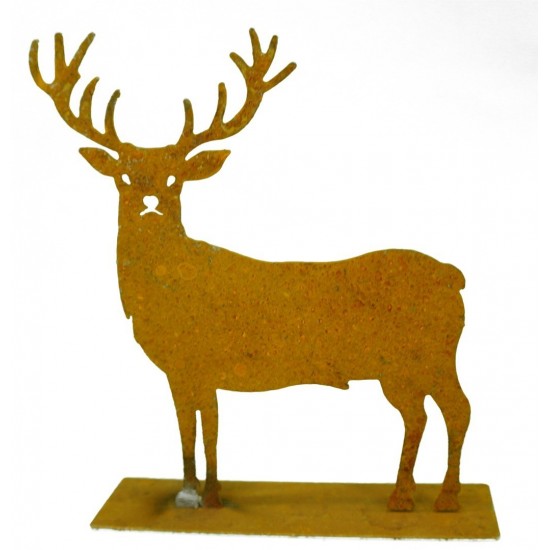 Mini Deko Hirsch als Fensterbank Deko