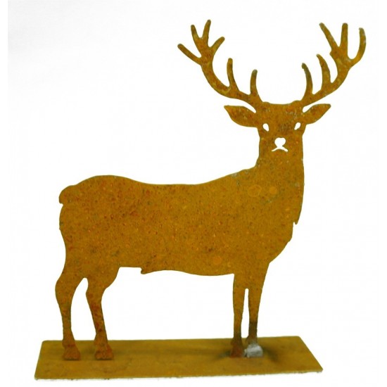 Fensterbank Deko Hirsch