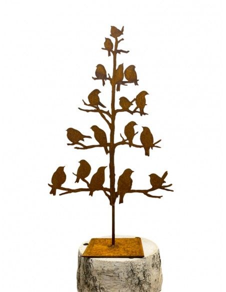 Vogel Deko kleiner Vogelbaum zum Stellen 65 cm hoch 
Frühling, Sommer, Herbst und Winter: Dieser Vogelbaum bietet für deine Dek