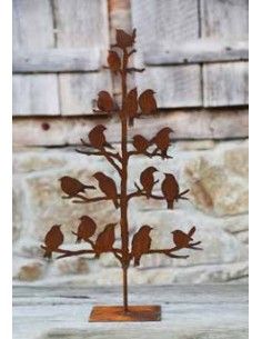 Vogel Deko kleiner Vogelbaum zum Stellen 65 cm hoch 
Frühling, Sommer, Herbst und Winter: Dieser Vogelbaum bietet für deine Dek 2