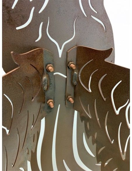 Rost Engelfiguren groß ab 100 cm für den Garten  Weihnachtsengel Belladonna - mit anschraubbaren Flügeln - Höhe 122 cm Engelssku Rost Engelfiguren groß ab 100 cm für den Garten  Weihnachtsengel Belladonna - mit anschraubbaren Flügeln - Höhe 122 cm Engelssku