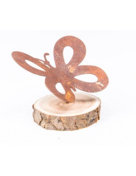 Tiere mit Baumspieß Metallsatz Schmetterling als Baumstecker, zum Einschrauben in Holz, Höhe 11 cm Höhe 11 cm
Breite 13 cm
kan