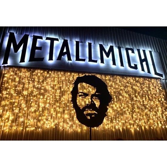 Start Bud Spencer Gartenstecker - Kopf 30 cm hoch 
Kopf 30 cm hoch
Stab 120 cm
