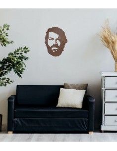 Menschen und Silhouetten Bud Spencer Wandbild Metall - 30 cm hoch - klein Das Metall Wandbild Bud Spencer ist eine Hommage an di 2