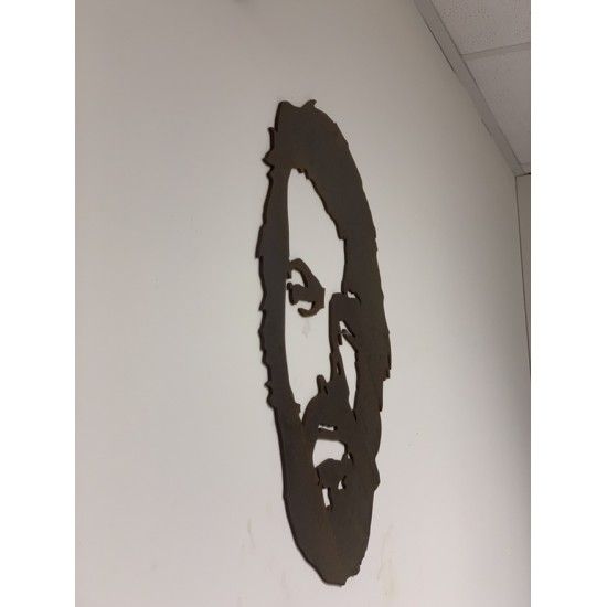 Menschen und Silhouetten Bud Spencer Wandbild Metall - 30 cm hoch - klein Das Metall Wandbild Bud Spencer ist eine Hommage an di