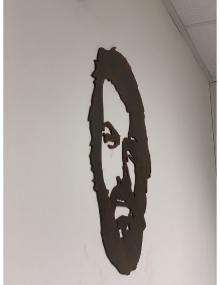 Menschen und Silhouetten Bud Spencer Wandbild Metall - 30 cm hoch - klein Das Metall Wandbild Bud Spencer ist eine Hommage an di