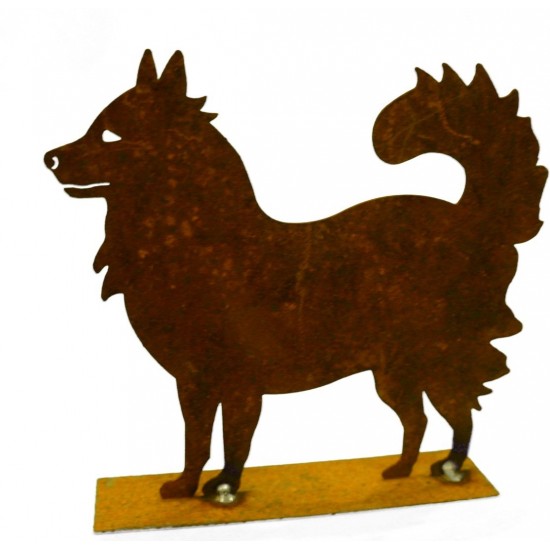 Deko Hunde Mini Edelrost Hund - Spitzle - 15 cm hoch - Husky Breite 17 cm
Höhe 15 cm
