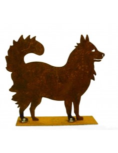 Deko Hunde Mini Edelrost Hund - Spitzle - 15 cm hoch - Husky Breite 17 cm
Höhe 15 cm