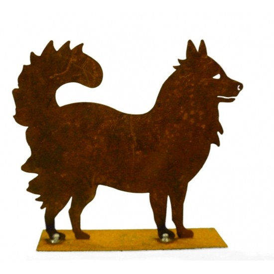 Deko Hunde Mini Edelrost Hund - Spitzle - 15 cm hoch - Husky Breite 17 cm
Höhe 15 cm
