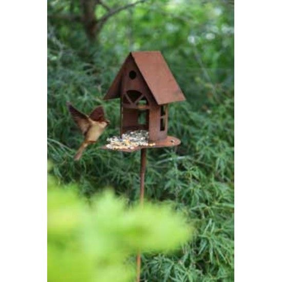 Vogelhäuser Rost-Metall Vogelhaus mit Steg Hülse - Höhe 19 cm (klein) Rost-Metall Vogelhaus mit Steg und Hülse - klein

Da fre