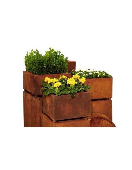 Start Topf ohne Rand, auf vier Kugeln, h 25cm 40 x 40 cm  h 25cm 40 x 40 cm