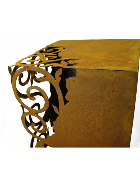 Rost Säule Venezia 1 m hoch 33,5 x 33,5 cm