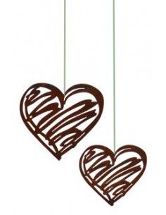 Weihnachtsdeko Herz Bleistiftzeichnung zum Hängen - Skizzen Herz - klein - 22 cm breit 
Deko Herz im Bleistift Design
Breite 2 2