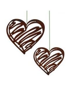 Weihnachtsdeko Herz Bleistiftzeichnung zum Hängen - Skizzen Herz - groß - 28 cm breit 
Deko Herz im Bleistift Design
Breite 28 2