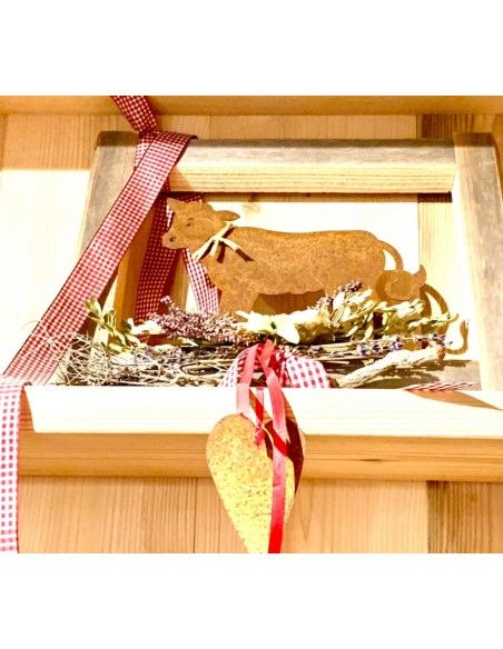 Allgäu Deko Rost Kalb klein 25 x 33 cm auf Platte 
Höhe: 25 cm
Breite: 33 cm
inkl. Strick
 Allgäu Deko Rost Kalb klein 25 x 33 cm auf Platte 
Höhe: 25 cm
Breite: 33 cm
inkl. Strick